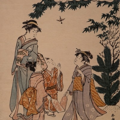 Untitled Woodblock by Keisai, Yeisen, 1789-1851