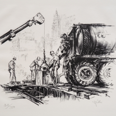 World Trade Center by Lili Rethi, 1969 Lithograph