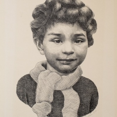 Michael John by George Biddle, Lithograph 1938