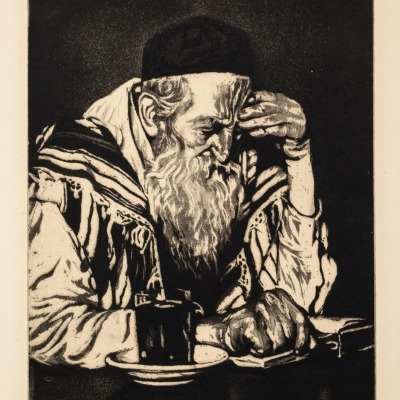The Seeker by Joseph Margulies, Lithograph 1949