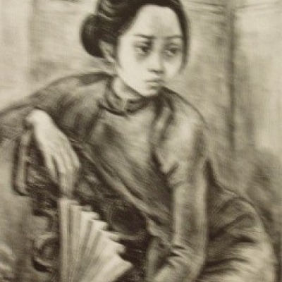 Hong Kong Girl by Marion Greenwood, AAA Lithograph 1948