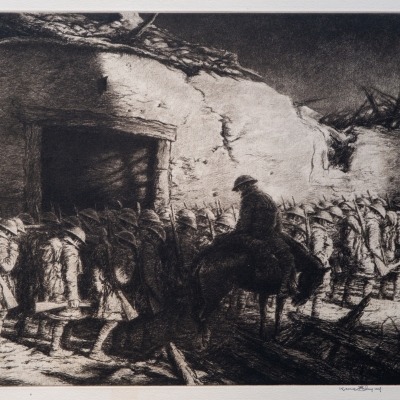 Shadows by Kerr Eby, 1936 Etching