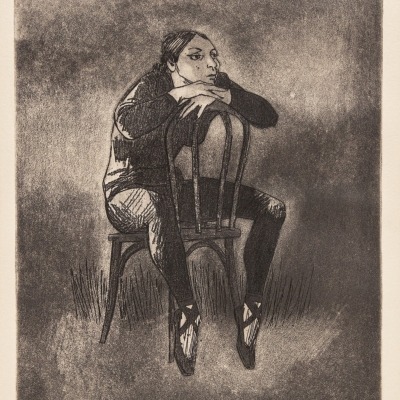 A Resting Dancer by Elgas Grim